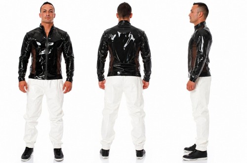 Herren lack hemd vinyl - herren,