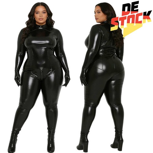 Damen catsuit glänzender - de,