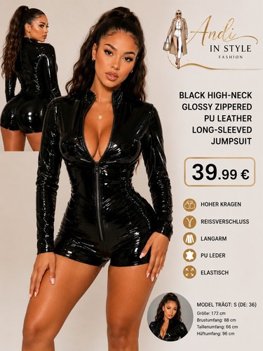 Sexy wetlook overall - sexy,