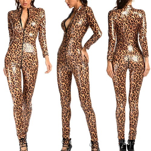 Damen langarm leopard - damen,