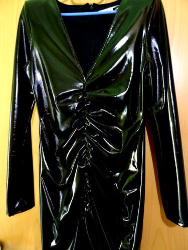 Lackkleid,Minikleid,Kleid,